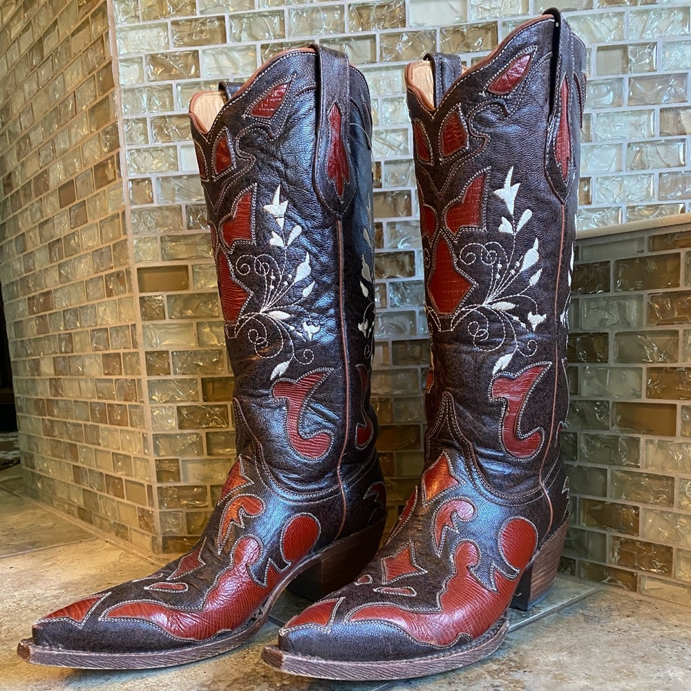 Ferrini Cowboy Boots-size 7 1/2 B